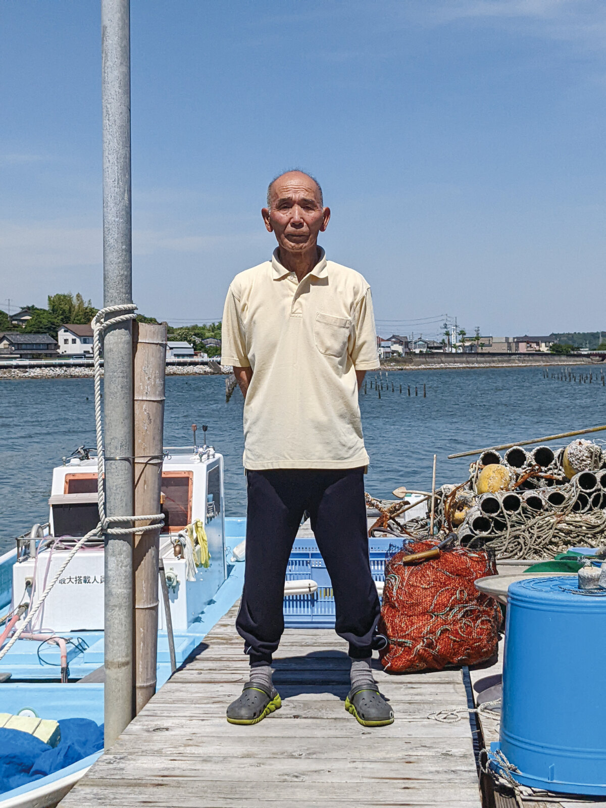 「上皇陛下の櫓さばきに感心した」という永田辰義さん