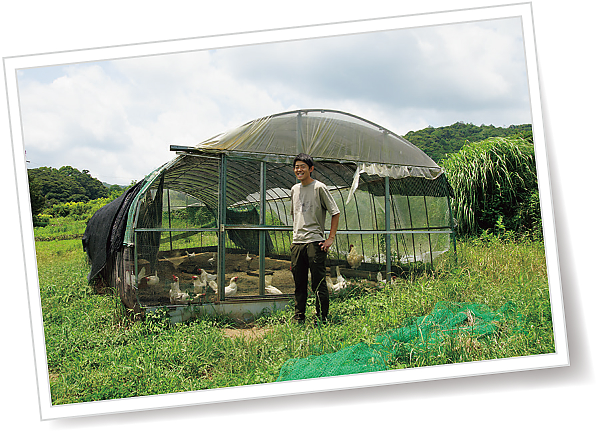 川名の自然の中で、多彩な活動に挑戦する中橋さん